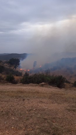 Incendio en Cerro Muriano