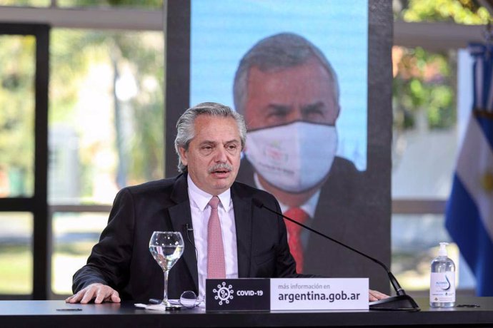 El presidente de Argentina, Alberto Fernández