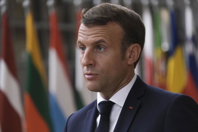 El presidente de Francia, Emmanuel Macron. 