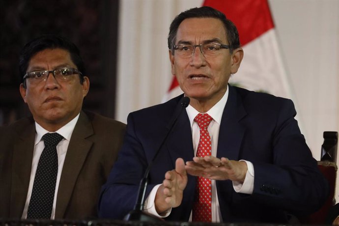 El presidente de Perú, Martín Vizcarra.