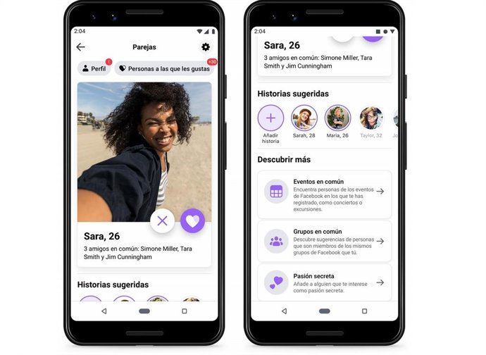 Llega a España Facebook Parejas, la experiencia de citas dentro de Facebook: opc