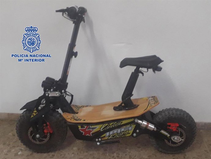 Imagen del patinete sustraído