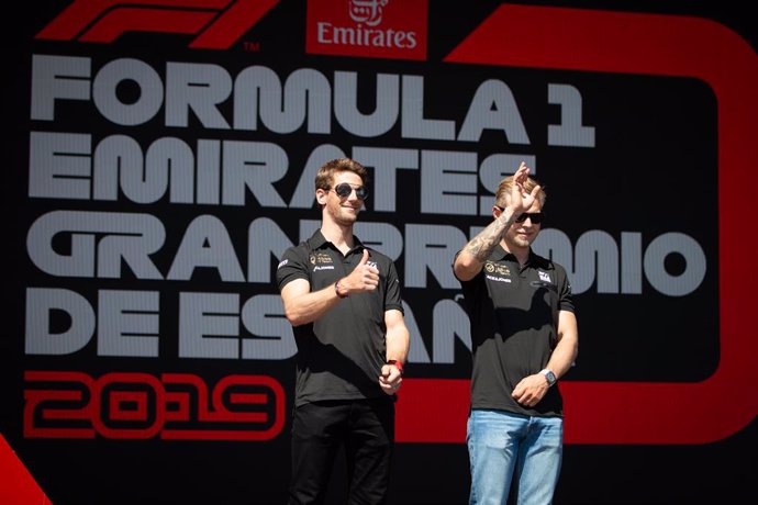 AMP.- Fórmula 1.- Grosjean y Magnussen abandonarán Haas al final de la presente 