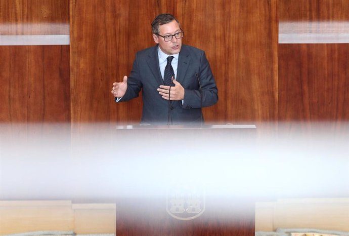El portavoz del PP en la Asamblea de Madrid, Alfonso Serrano.