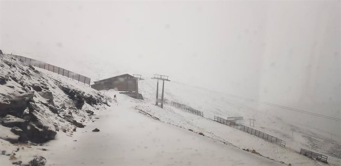 Primeras nieves de la temporada 2020-2021 en Sierra Nevada