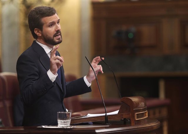 El líder del PP, Pablo Casado.