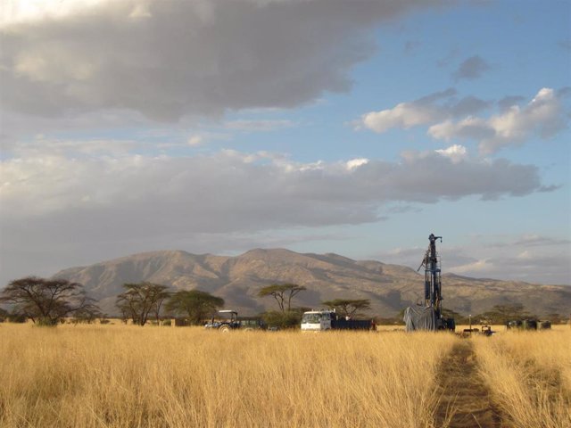 Sondeo de sedimentos en el Valle del Rift para el estudio