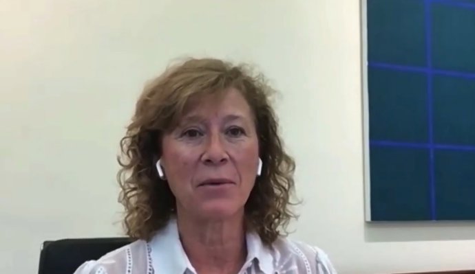 La subgobernadora del Banco de España, Margarita Delgado, en la clausura de las Jornadas Finanzas Sostenibles CNMV.