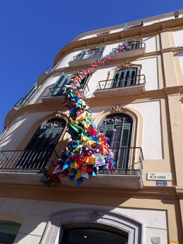 Instalación Palomas en la Casa Natal