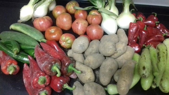 Verduras de huerta.