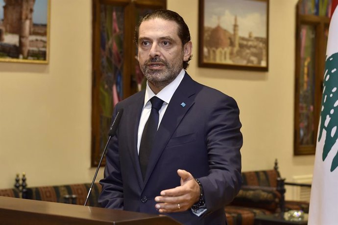 AMP.- Líbano.- Hariri es nombrado primer ministro encargado un año después de di