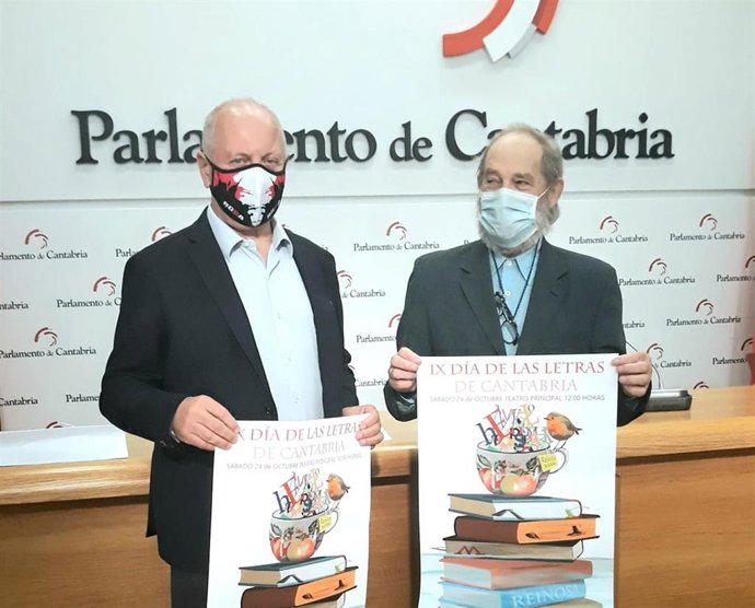 El alcalde de Reinosa y el presidente de la SCE presentan el programa del Día de las Letras