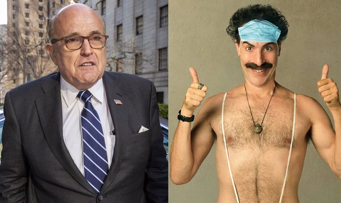 Rudy Giuliani, tras su embarazosa escena en Borat 2: "Estaba metiéndome la camiseta"