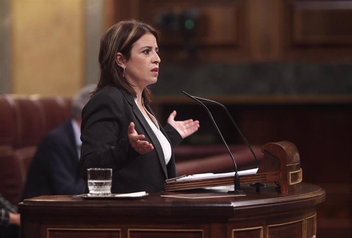 La portavoz del grupo socialista en el Congreso de los Diputados, Adriana Lastra