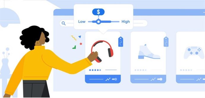 Comparativas de precios en Google Shopping.