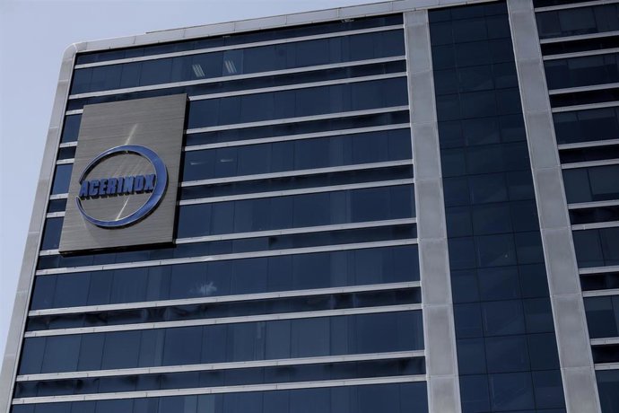 Sede de Acerinox en Madrid (España), a 19 de julio de 2020. La productora española de acero Acerinox registró un beneficio neto de 2 millones de euros en el primer semestre, un 87% menos que el mismo periodo de 2019, tras realizar un ajuste de 43 millon