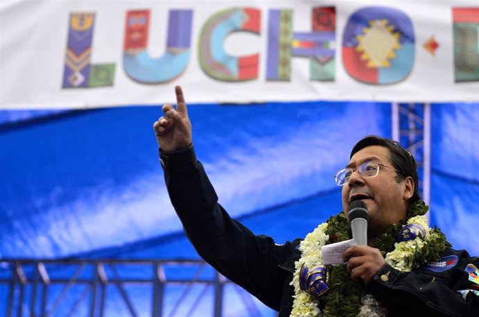 El virtual presidente electo de Bolivia, Luis Arce.