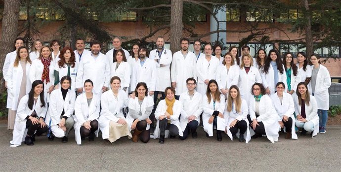 Miembros del Servicio de Hematología del Campus Vall d'Hebrón, al que pertenece la autora del estudio, la doctora Olga Salamero.