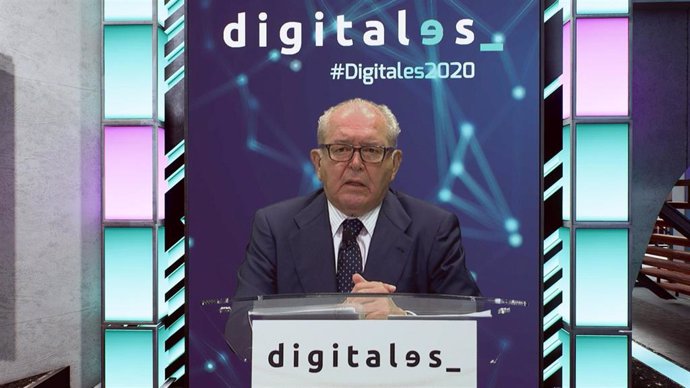 El presidente de DigitalES, Eduardo Serra, durante DigitalES Summit