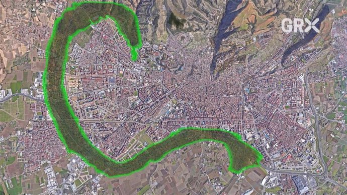 Imagen de un vídeo del Ayuntamiento sobre el Anillo Verde de Granada