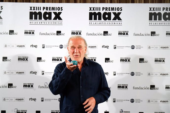 L'actor Lluis Homar a la gala dels XXIII Premis Max de les Arts Escniques que se celebren al Teatre Cervantes de Mlaga. Mlaga, Espanya, 7 de setembre del 2020.