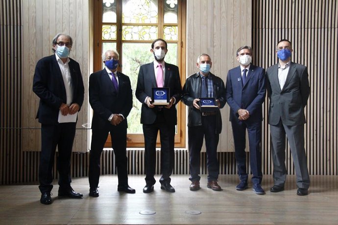 Imatge dels premiats en la 6a edició de la Nit de la Robtica