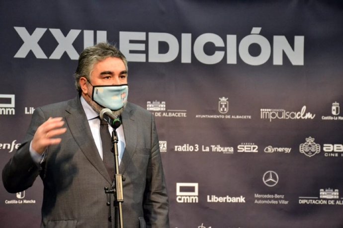 El ministro de Cultura y Deporte, José Manuel Rodríguez Uribes, en la inauguración de la XXII edición del Festival Abycine