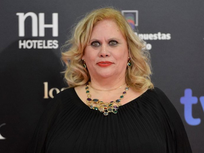 Carmina Barrios attends Goya Cinema Awards 2013 at Centro de Congresos Principe Felipe on February 17, 2013 in Madrid, Spain.