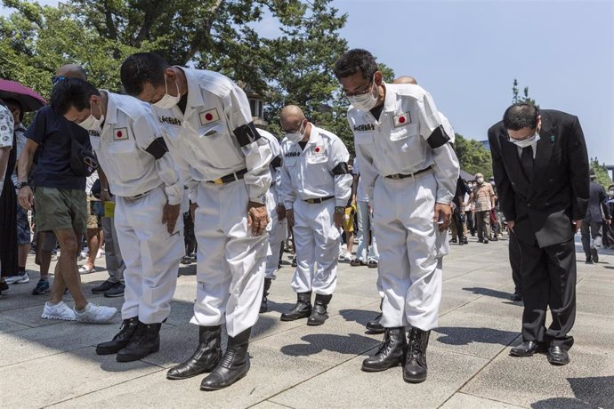 Ceremonia del 75 aniversario de la rendición japonesa en la Segunda Guerra Mundial