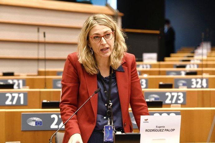 La eurodiputada extremeña de Podemos María Eugenia Rdríguez Palop