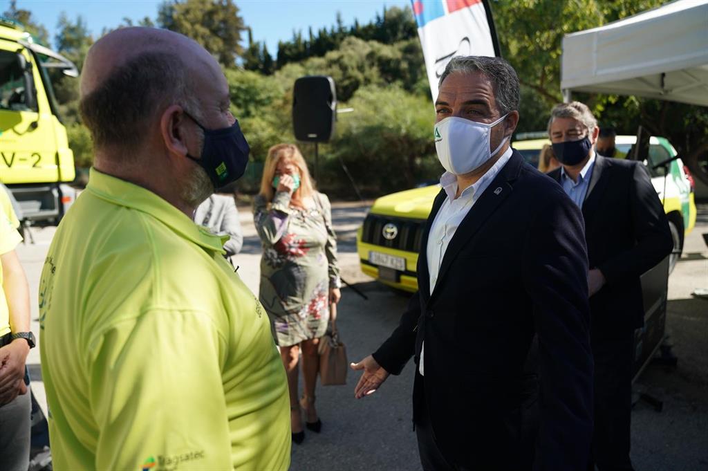 La Junta creará la tercera base del GREA en Benahavís para mejorar la respuesta en las provincias de Málaga y Cádiz 3 La Junta creará la tercera base del GREA en Benahavís para mejorar la respuesta en las provincias de Málaga y Cádiz 3
