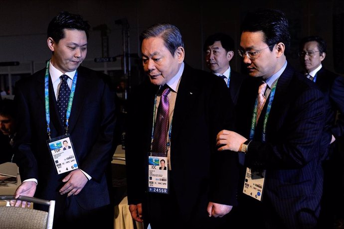 El presidente de Samsung Lee Kun Hee en 2010.
