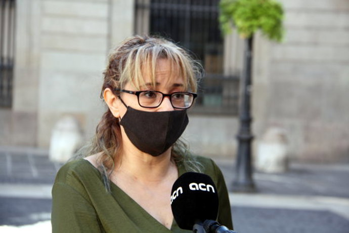Pla mitj de Marian Trallero, del restaurant Sis Sis Dos, a Gav. Imatge del 23 d'octubre de 2020. (Horitzontal)