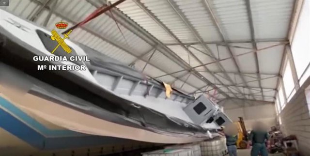 Narco-embarcadero intervenido por la Guardia Civil