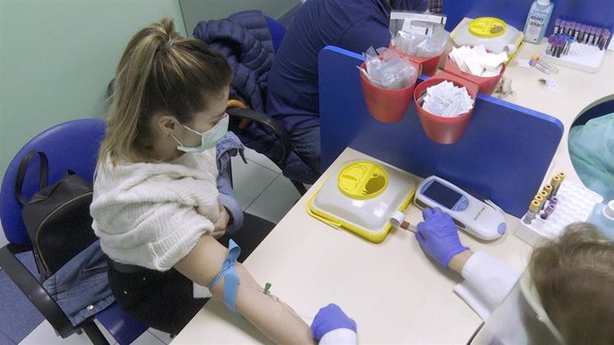 Una de las pacientes que se ha sometido a la prueba de cribado de Osakidetza.