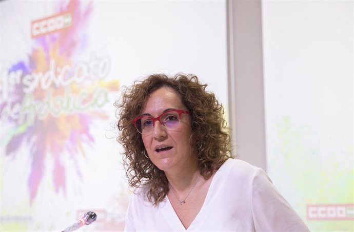 La secretaria general de CCOO-A, Nuria López.