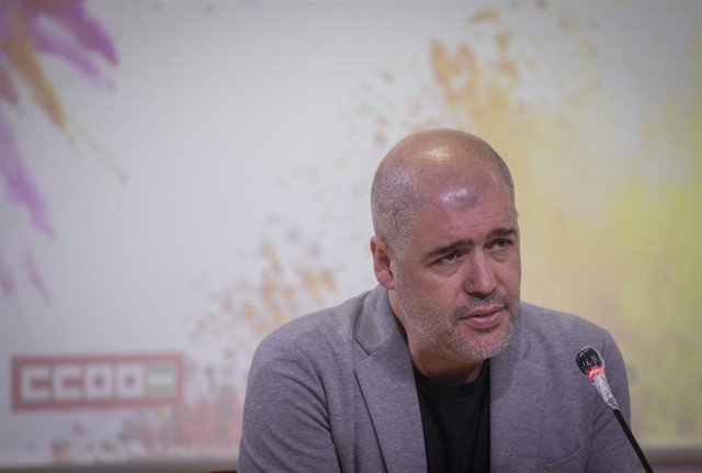 rueda de prensa del secretario general de CCOO, Unai Sordo