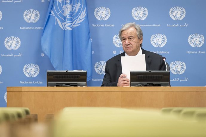 United Nations Secretary-General Guterres presser in New York
