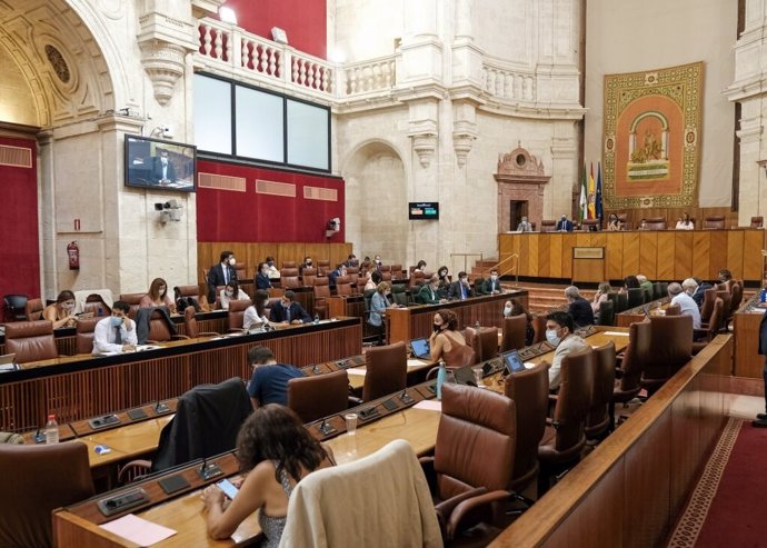 Pleno del Parlamento andaluz (Foto de archivo).