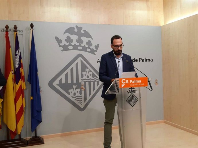 El regidor de Cs en el Ayuntamiento de Palma Alejandro Escriche.