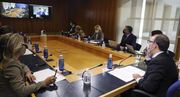 Reunón de la Junta y la Mesa de las Cortes del día 22 de octubre.