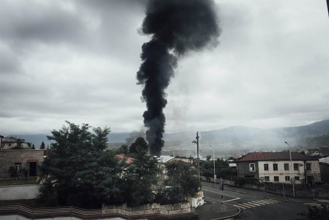 Bombardeigs a l'Alt Karabakh.