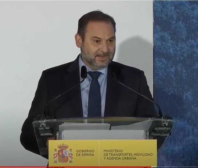 Captura de la comparecencia de Ábalos en Zamora.