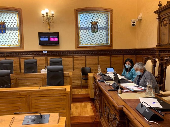 Pleno Municipal de Gijón, telemático