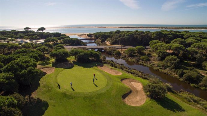 Campo de golf en la provincia de Huelva. 