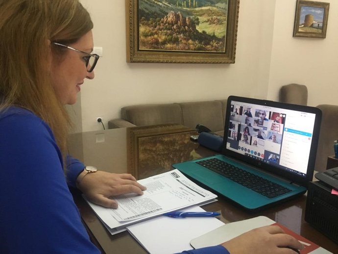 La alcaldesa de Valverde del Camino, Syra Senra, en una imagen de archivo.