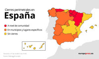 Aragón, Asturias y Euskadi se suman al confinamiento perimetral ya decretado en Navarra y La Rioja