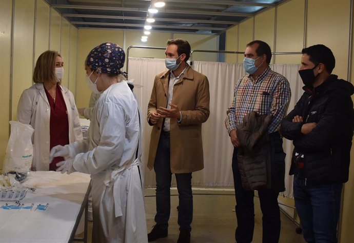 El parquin, que apenas tenía uso, sirve ahora como espacio complementario al centro de salud