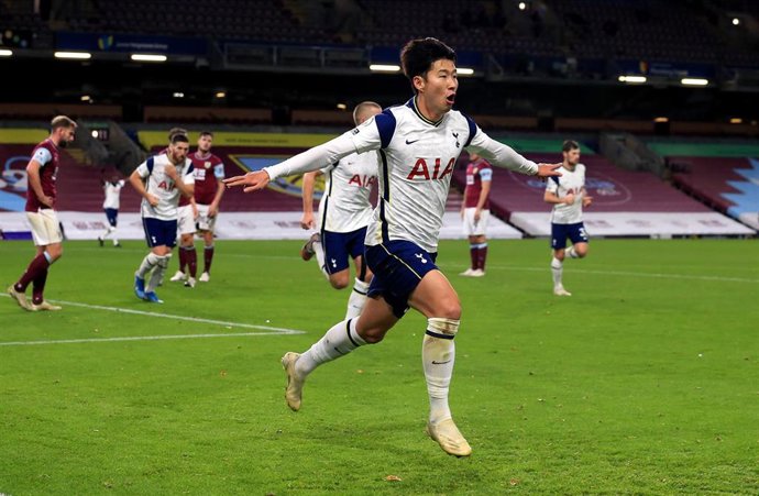 Heung-min Son anota en el Burnley-Tottenham