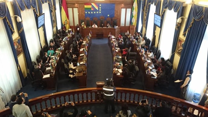 Imagen de archivo del Senado de Bolivia.